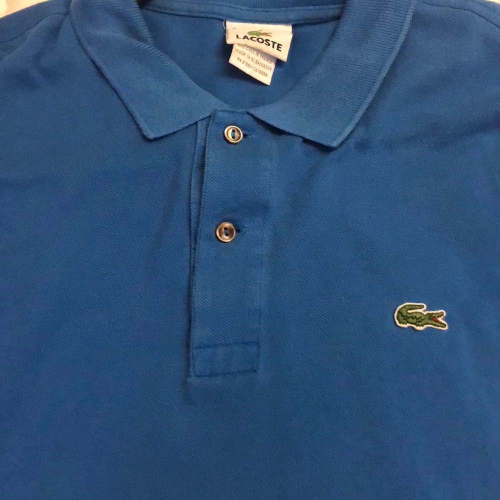 Blue Large (7) Lacoste Button Up